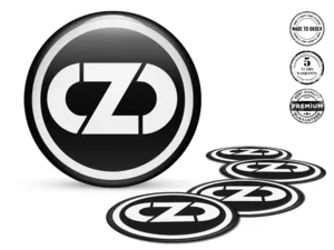OZ Decalcomania Cupola Custom Stile Loghi Cerchio Pregiati